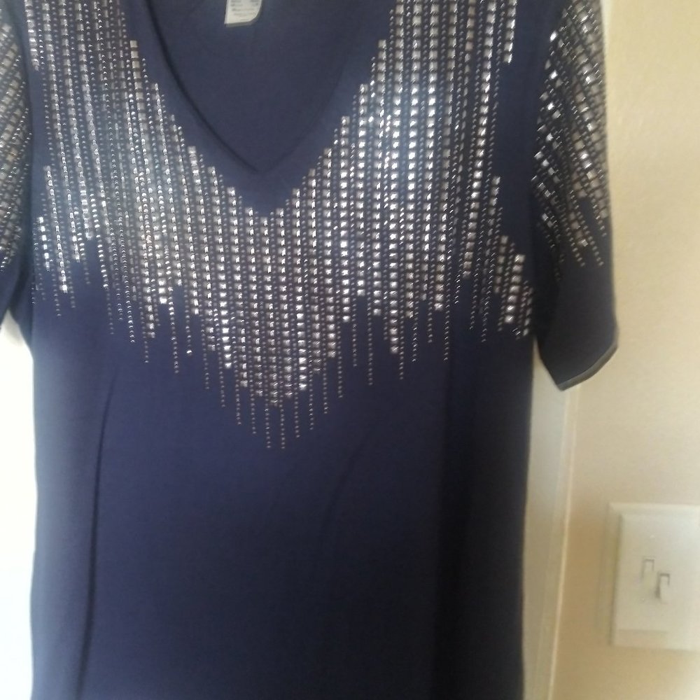 Navy Blue Tops